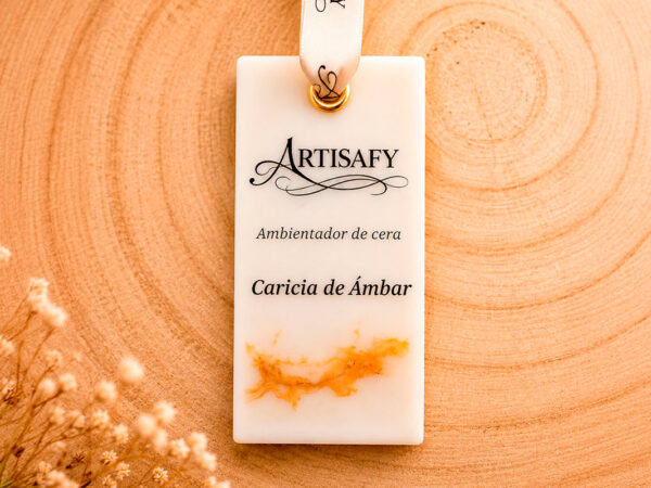 Ambientador de cera Caricia de Ámbar