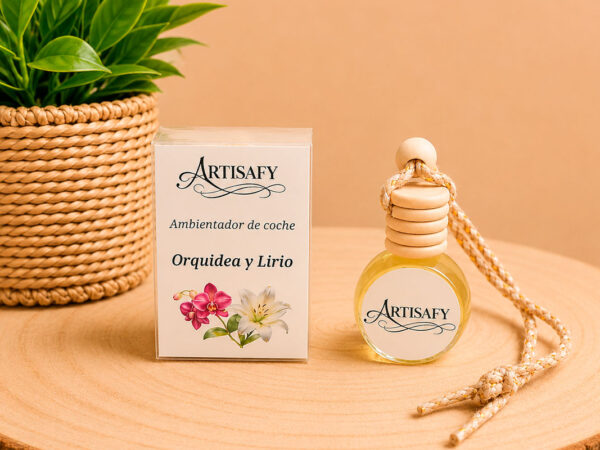 Ambientador de coche Orquídea y Lirio