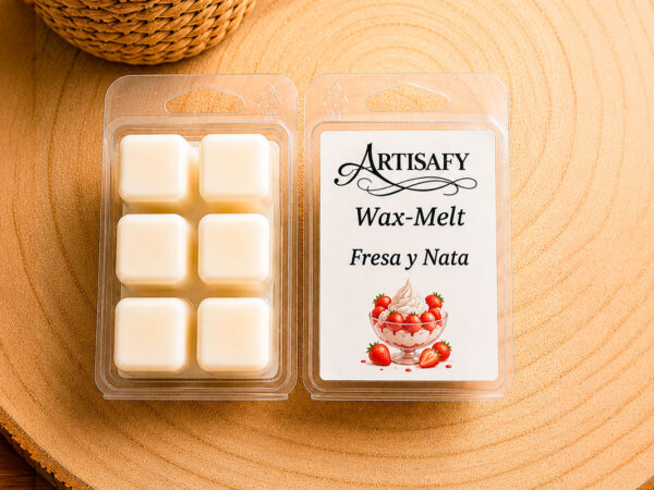 Wax Melt Fresa y Nata - Artisafy